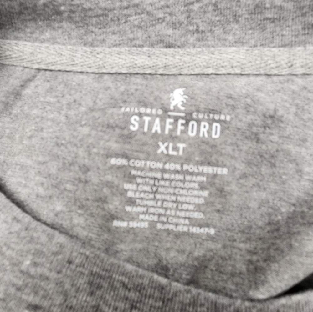 Stafford Grey Long Sleeve Shirt‎ - Picture 3 of 3